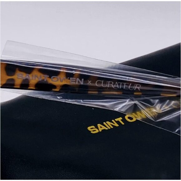 Saint Owen x Curateur WYLDE Cat Eye Tortoise Shell Sunglasses Retro UV400 - Picture 5 of 5